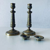 Pair of directoire candlesticks late eighteenth