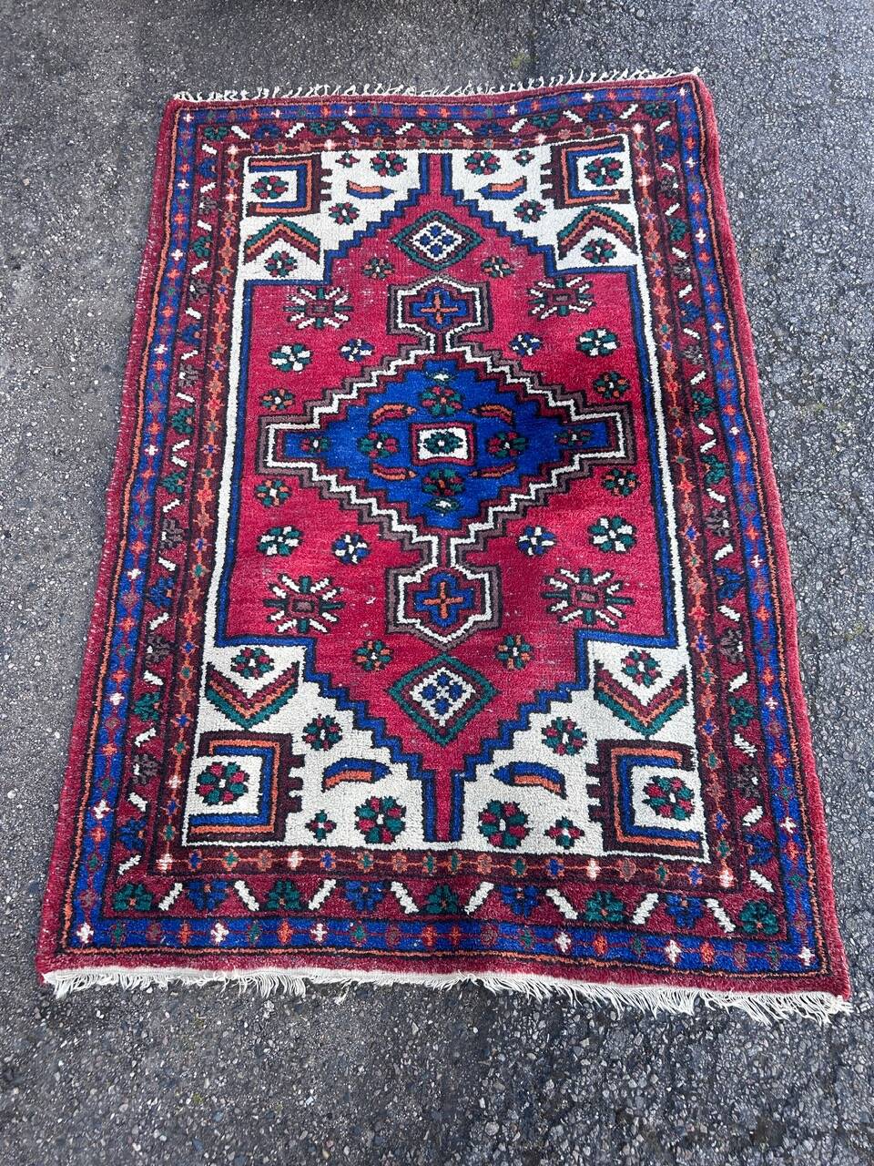 Tapis persan Hamadan fait main