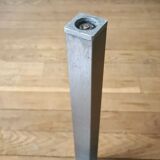 Set of 3 nesting stainless steel coffee tables 1970