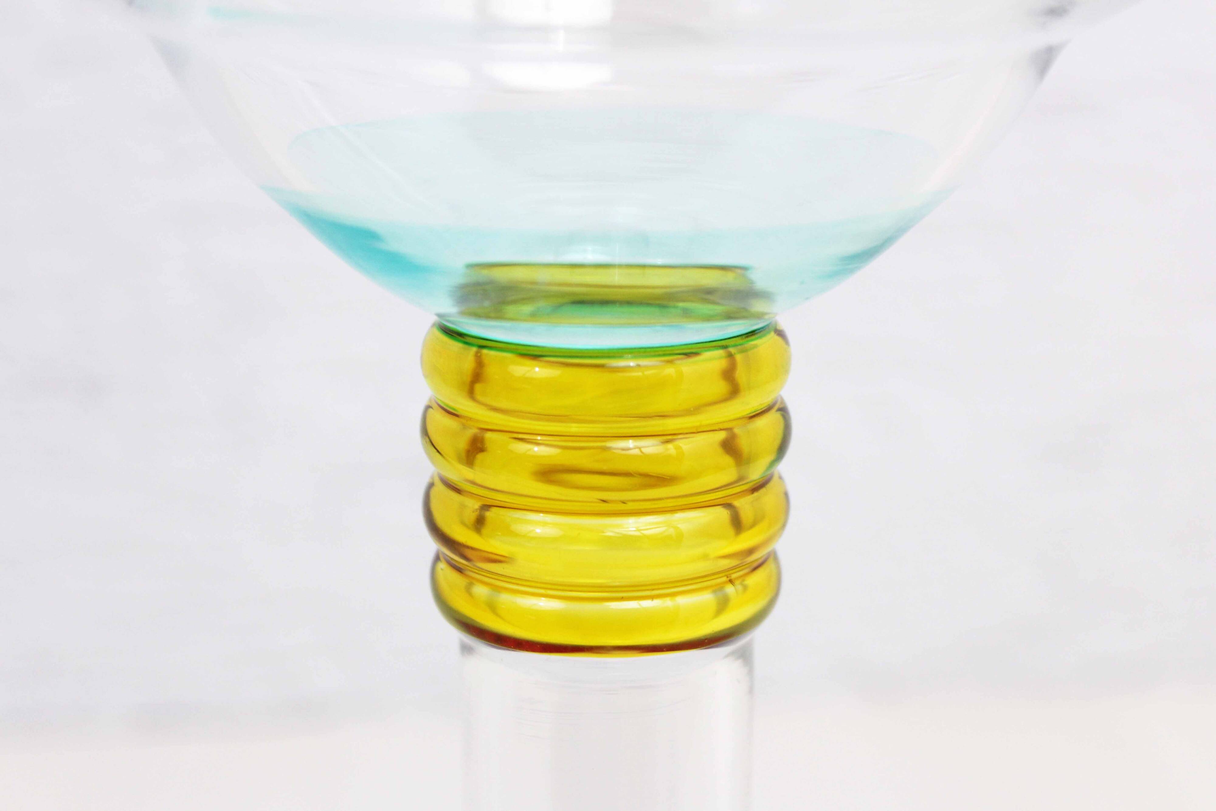 Memphis style candle holder by Leonardo 1990