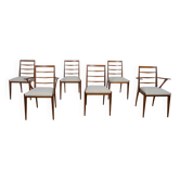 Chaises de salle à manger du milieu du siècle de McIntosh, années 1960, lot de 6