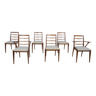 Chaises de salle à manger du milieu du siècle de McIntosh, années 1960, lot de 6