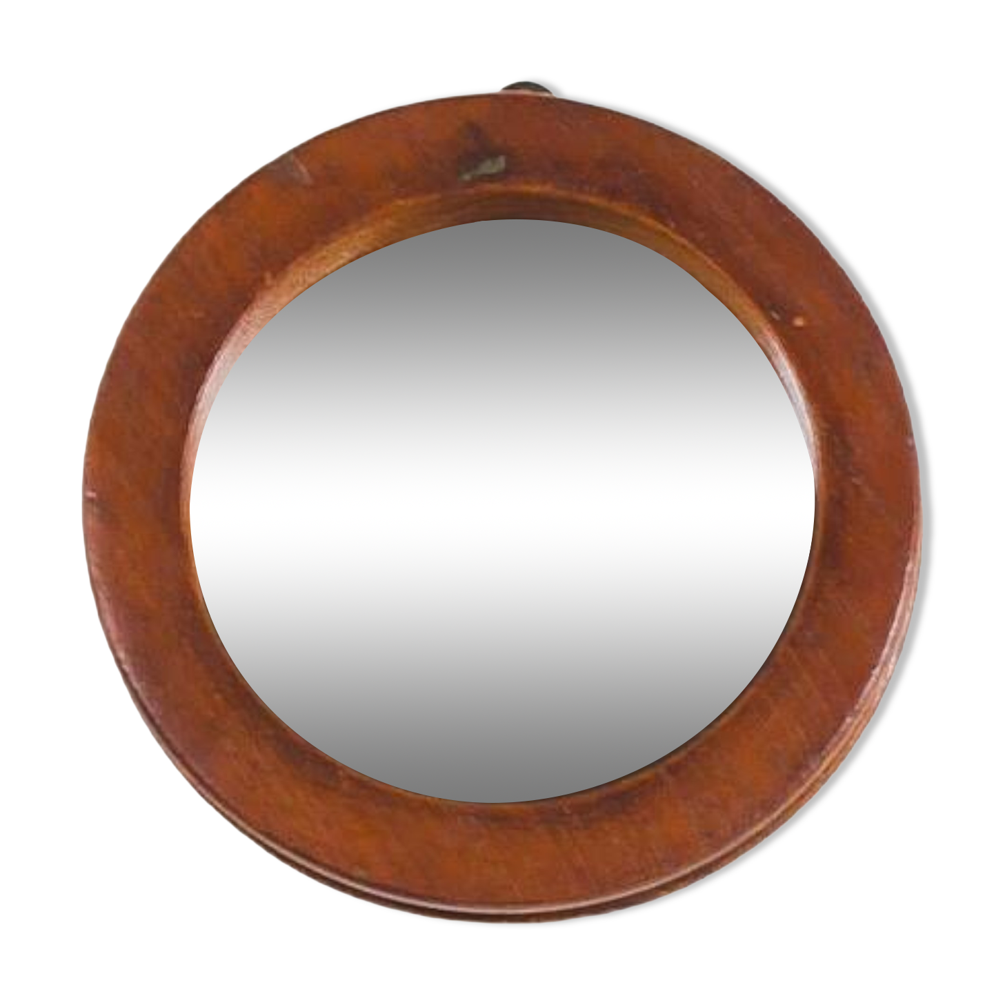 Small decorative wooden mirror