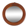 Small decorative wooden mirror