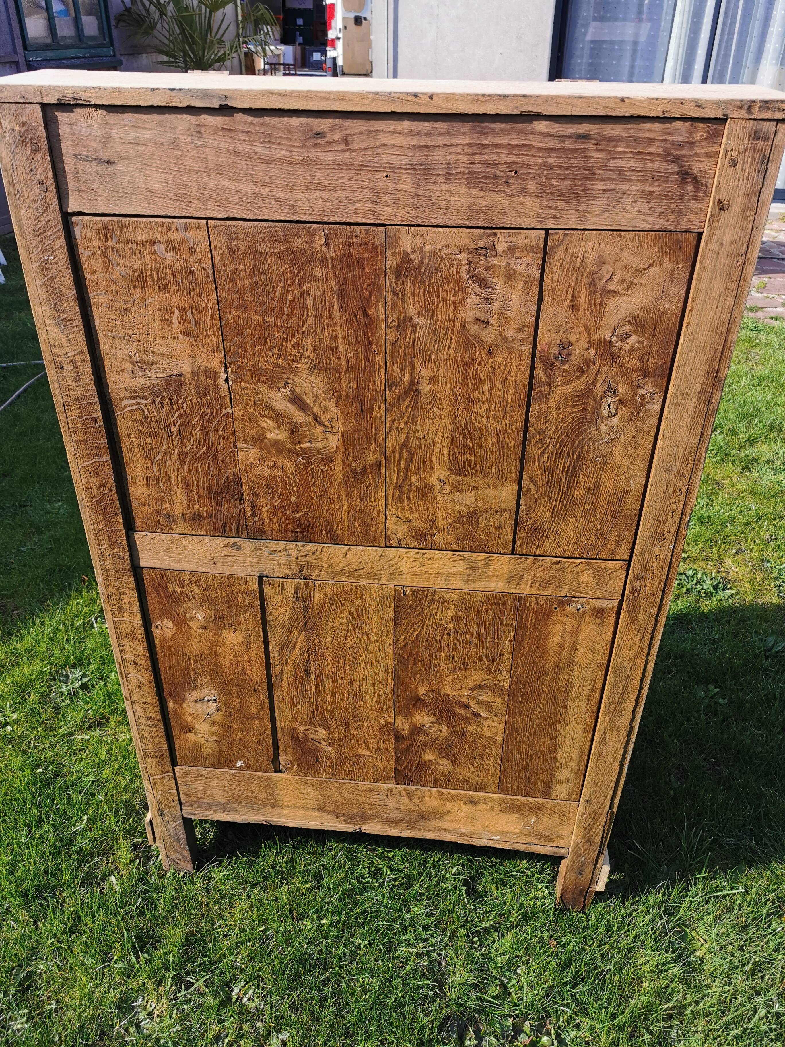 Writing furniture, craft furniture, solid oak, 19th century era