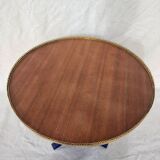 Side table with swan legs