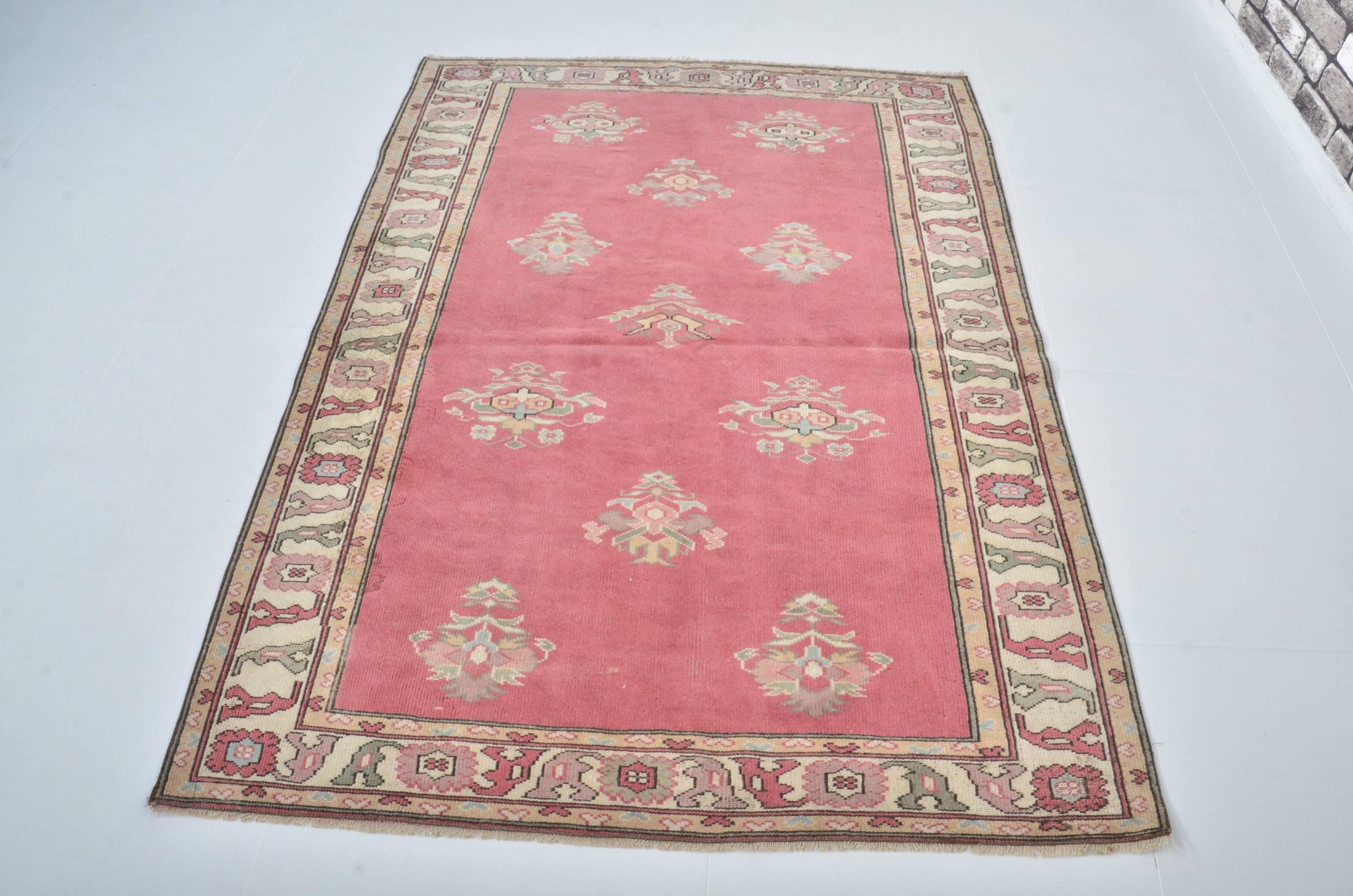 Turkish Oushak handmade rug sku 3548