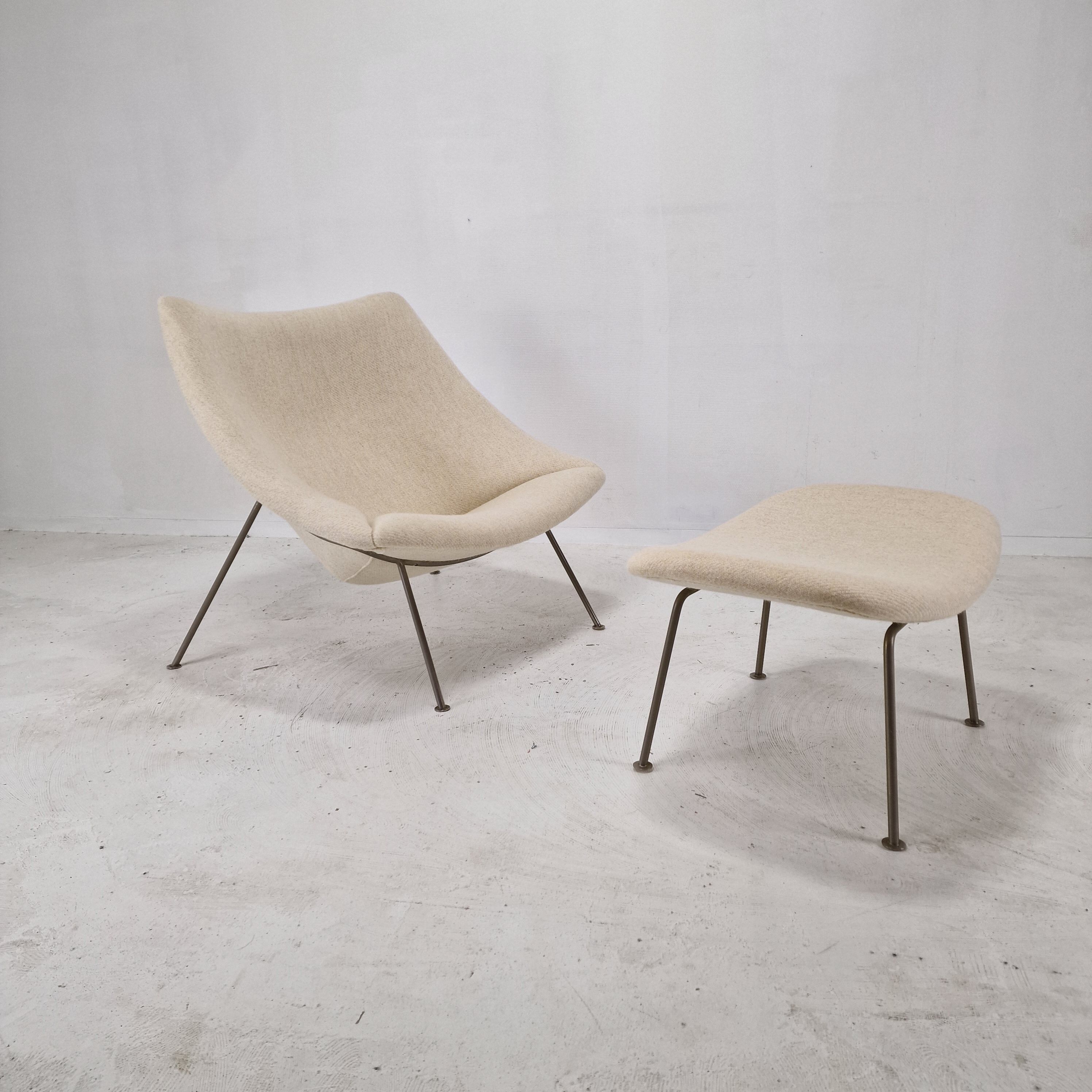 Oyster Chair with Ottoman by Pierre Paulin for Artifort, 1960's
