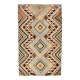 Yellow & Brown Turkish Kilim Rug, 172x284Cm