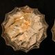 Rare pair of Murano glass wall sconces by Mazzega