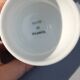Double coquetier en porcelaine blanche