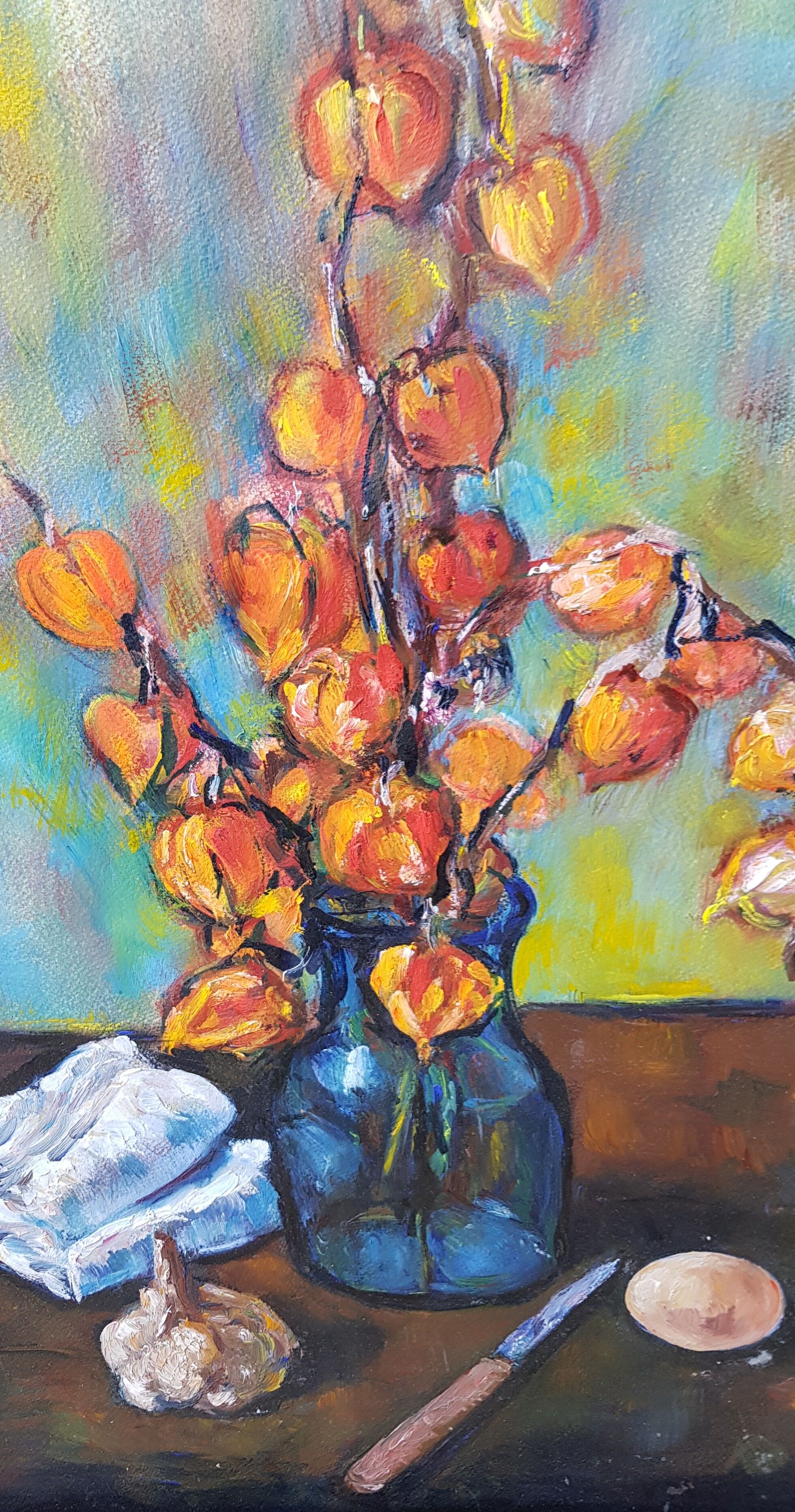 Oil on paper: The Pope's currency