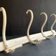 Fischel curved wood wall coat rack, Art Deco