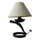 Brutalist metal lamp from the 50s