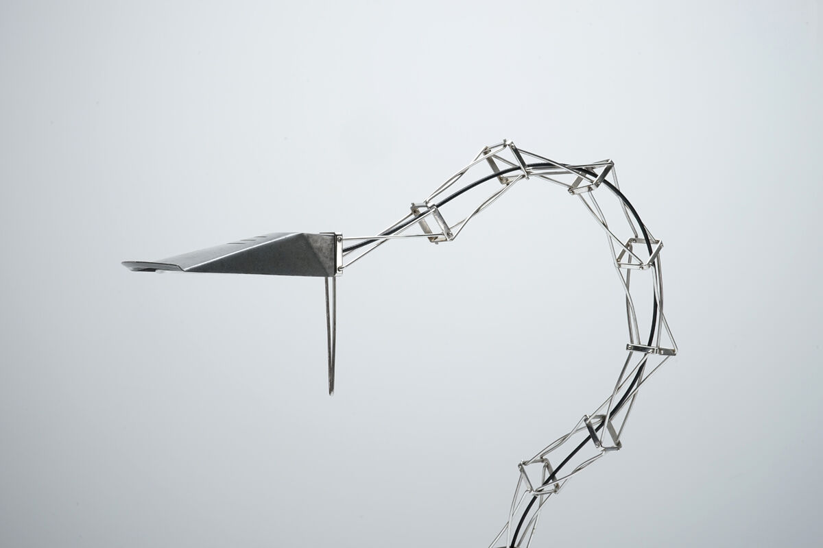Yaacov Kaufman lamp Multi X editions Lumina circa 1980