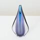 Flavio Poli Sommerso "Teardrop" vase Murano glass Seguso Italy 1960