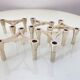 5 modular candle holders varying NAGEL 1970
