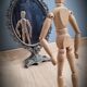 Brass psyche mirror