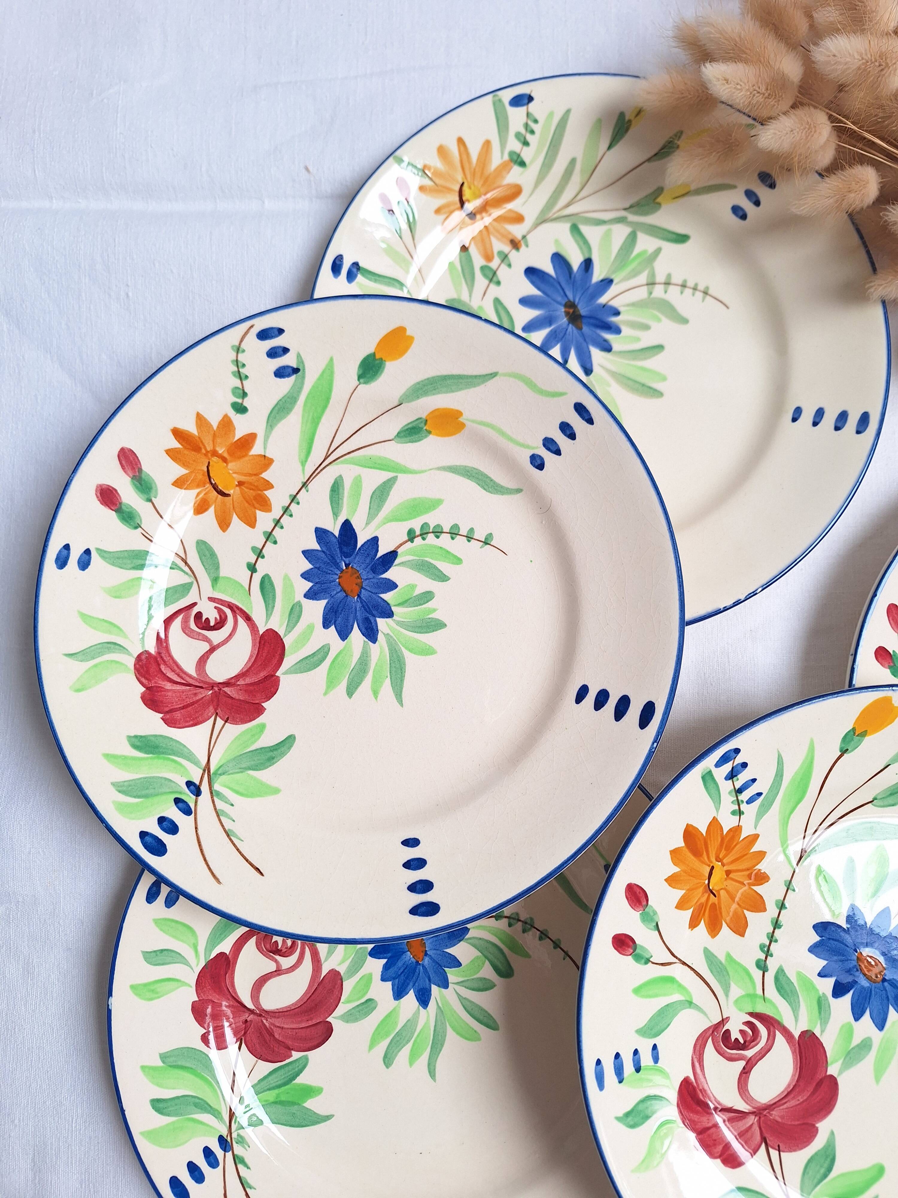 Assiettes plates Longchamp