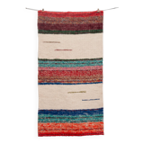 Handwoven recycled cotton rug - Multicolor -