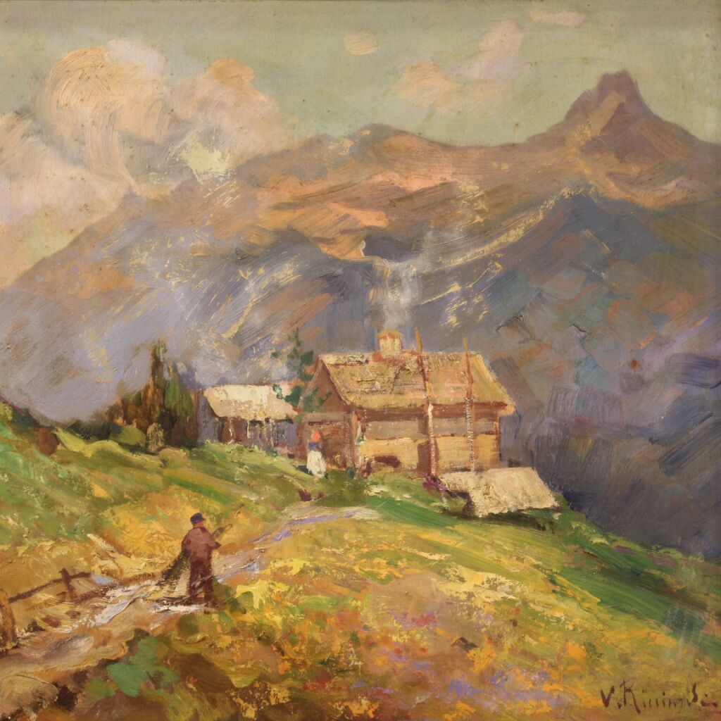 Signed landscape from the 1950s