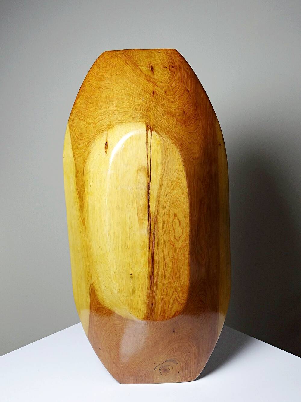 Large vintage Moroccan wooden dish, bowl, or hollow