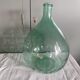 Dame jeanne ancienne verre bullé - 10 litres - hauteur 36,5 cm