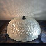 Chiseled glass ceiling lamp