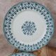 Set of 6 flat plates Badonviller – "oriental" model