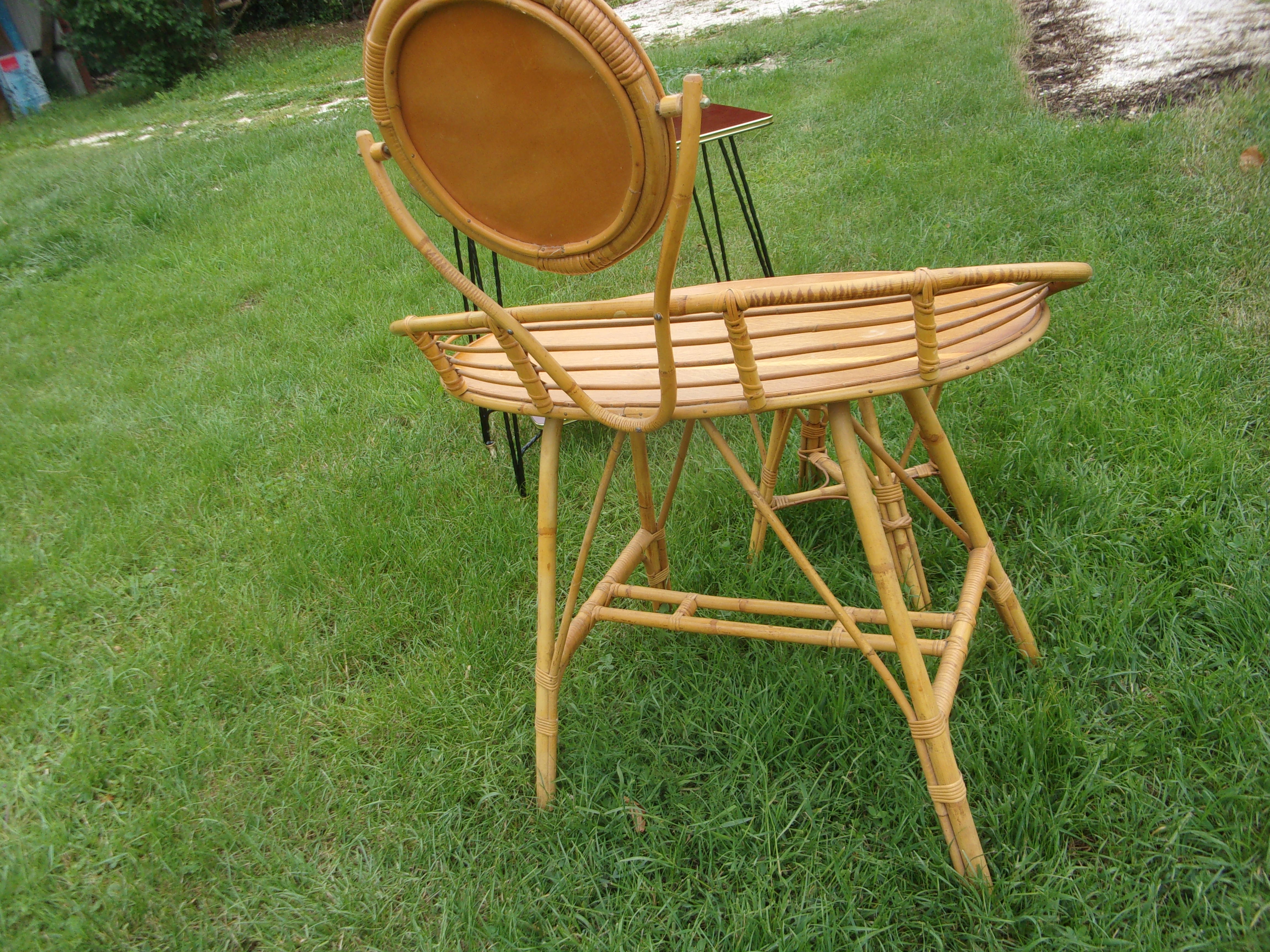 1960 adult rattan design hairdresser