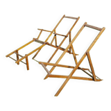 Set of 2 Chilean structures - wooden deckchair