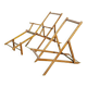 Lot de 2 structures chiliennes - transat en bois