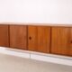 Enfilade suspendue vintage Danemark 1960