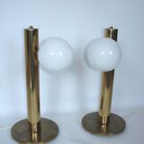 Modern lamps pair, Denmark 60s