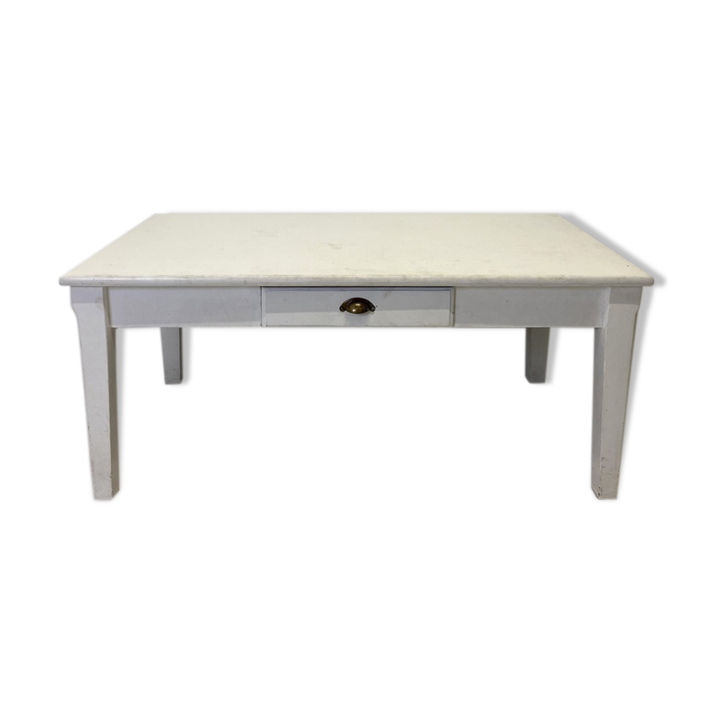 White coffee table