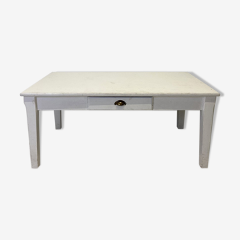 Table basse blanche