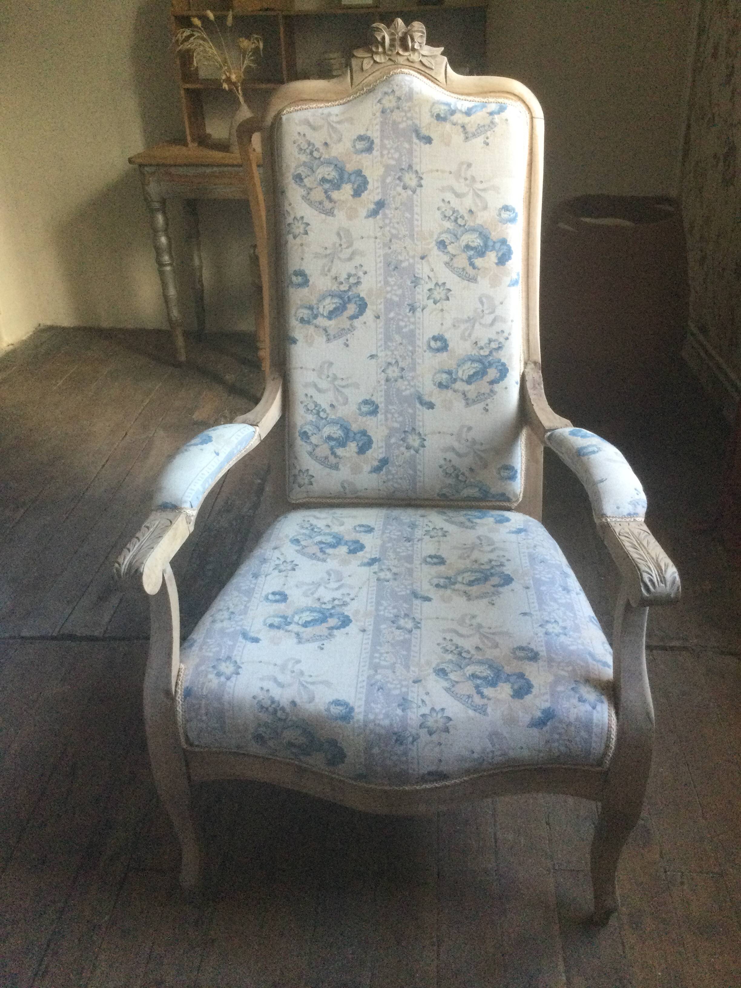 Old Voltaire armchair