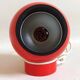 Bright Red Lita Ball Lamp Space Age 70s