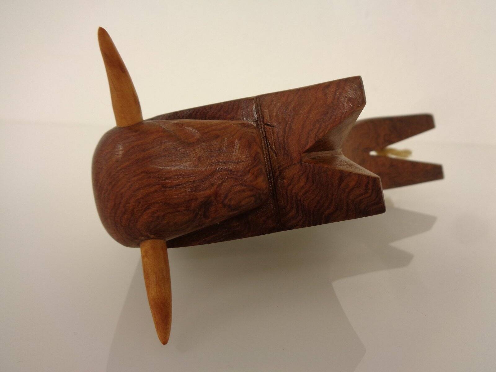 Mahogany Bull Pen Holder, Denmark, 1960s
