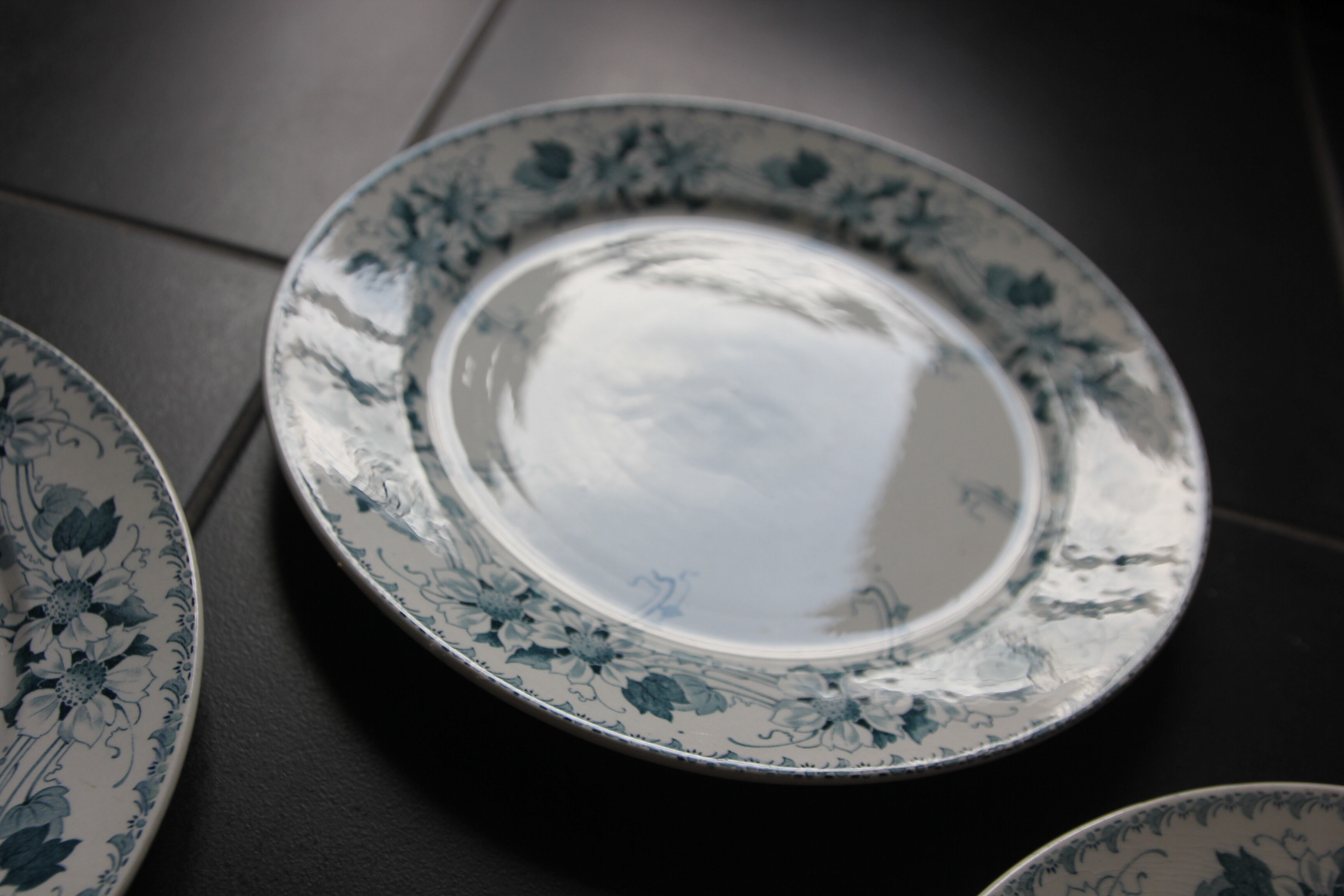 Lot de 6 assiettes terre de fer Lucien BFK
