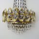 Pair of double hot air balloon wall sconces, 60s