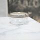 Vintage ashtray in crystal and silver metal