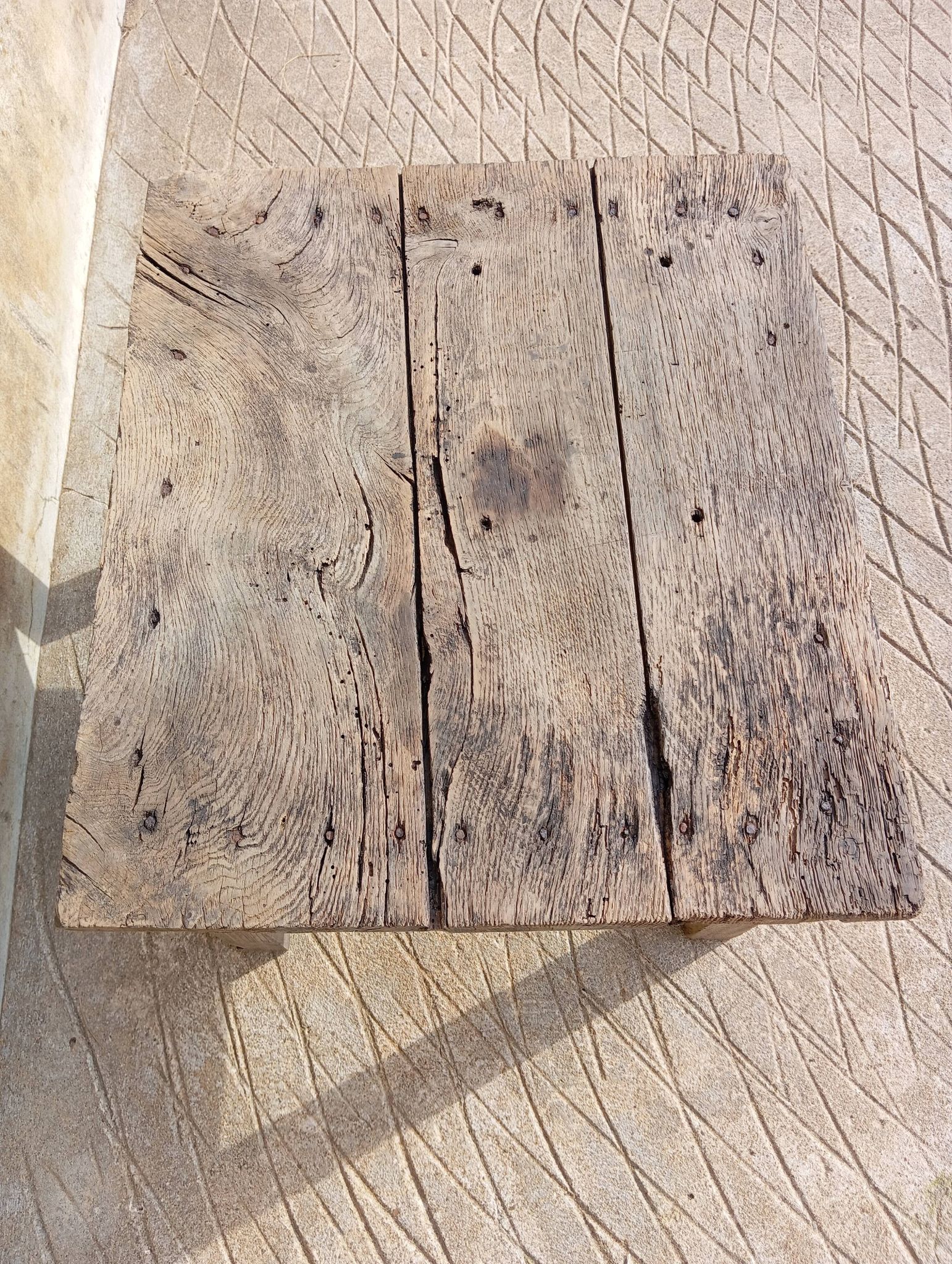 Table basse style table de ferme