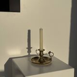 Antique gold hand candlestick H8 D14