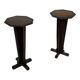 Table d'appoint Art Déco, ensemble de deux tables de plante en chêne.