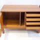 Pair of modern wooden credenzas from the mid-20th century by Christian Hvidt.