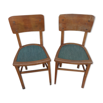 Set de 2 chaises bistrot Baumann