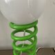 Vintage resort lamp in metal and opaline