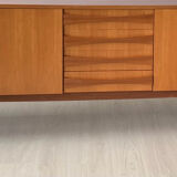 Vintage Scandinavian sideboard in blonde teak