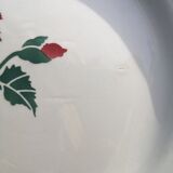 Set of 5 flat plates "Luxeuil" Hbcm